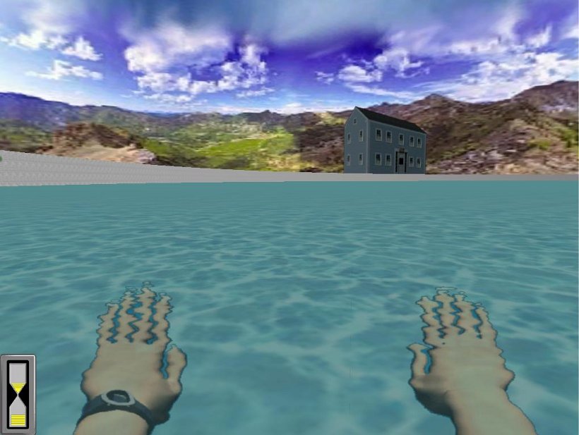 Screenshot of the pool maze software by NeuraTest